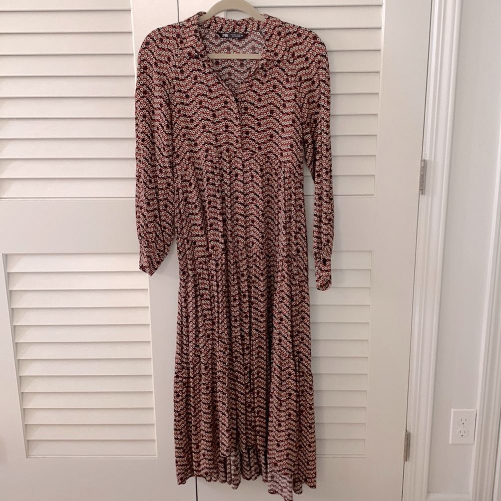 Zara high low midi dress, only worn once!